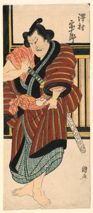 Fragment: Sawamura Sojuro zieht sein Schwert