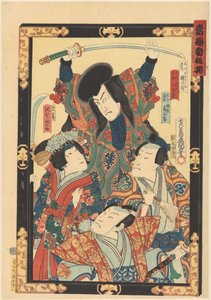 Eine Reihe von Topstars (Serientitel) von Utagawa Kunisada (I)