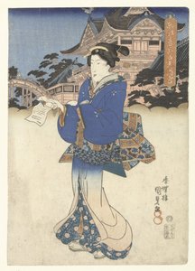 Das Tenman-Heiligtum in Kameido in der östlichen Hauptstadt