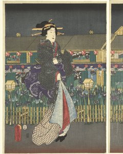 Irisse in voller Blüte von Utagawa Kunisada (I)