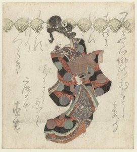 Paraderende Kurtisane von Utagawa Kunisada (I)
