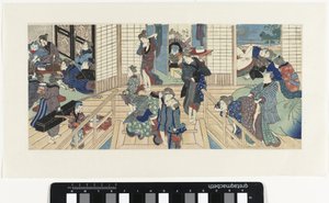 Szenen in einem Bordell von Utagawa Kunisada (I)