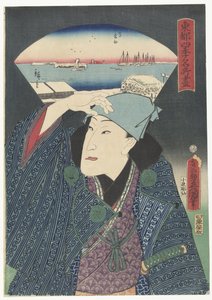 Takanawa im Winter von Utagawa Kunisada (I)