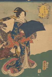 Druck von Utagawa Kunisada