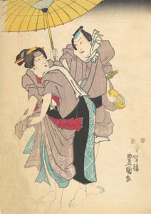 Druck, 19. Jahrhundert von Utagawa Kunisada