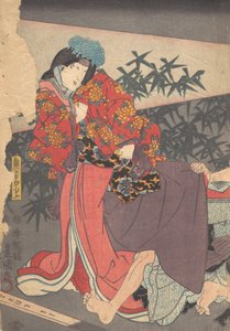 Druck, 19. Jahrhundert von Utagawa Kunisada
