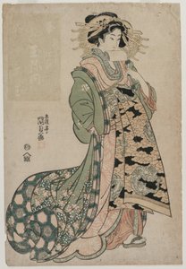 Die Kurtisane Shiratama von der Tamaya