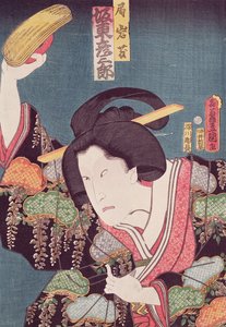 Der Schauspieler Bando Hikosaburo, veröffentlicht ca. 1850