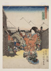 Ansicht von Nihonbashi in Edo