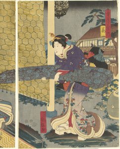 Blumen von Utagawa Kuniteru