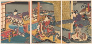Blumen von Utagawa Kuniteru