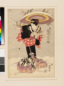 Ichikawa Monnosuke als Gokuin no Osen von Utagawa Kuniyasu