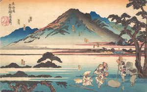 Oiso, Odawara, Hakone, Mishima, Numazu von Utagawa Kuniyoshi