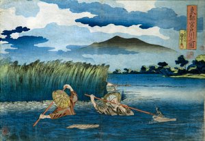 Bild des Miyato-Flusses von Utagawa Kuniyoshi