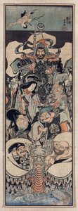 Sieben Glücksgötter von Utagawa Kuniyoshi
