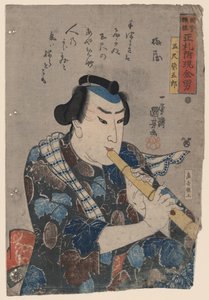 Shakuhachi-Spieler