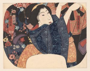 Sommerliches Lüften der Kleidung von Utagawa Kuniyoshi
