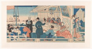 Amerikanisches Handelshaus in Yokohama