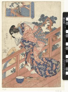 Kurtisane verglichen mit Koteiken von Utagawa Sadatora