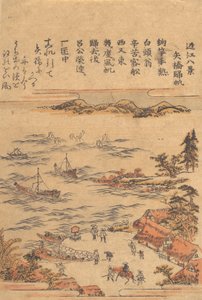 Segel kehren nach Yahashi zurück von Utagawa Toyohiro