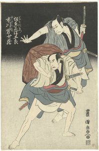 Zwei Samurai von Utagawa Toyokuni (I)