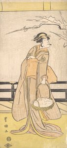 Nakayama Tomisaburo in einer Frauenrolle von Utagawa Toyokuni I