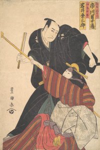 Szene aus einem Drama, 1804 von Utagawa Toyokuni I