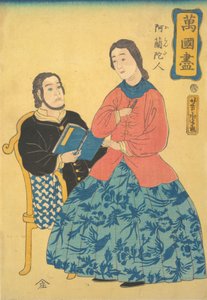 Holländer, 1860 von Utagawa Yoshitora