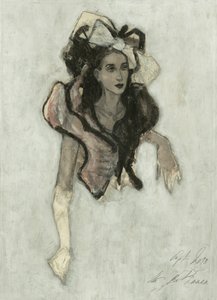 Elegante Frau mit Hut