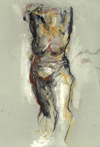 Ausdrucksstudie eines Aktes von Ute Rathmann