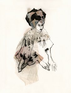 Geheimnisvolle Modefigur
