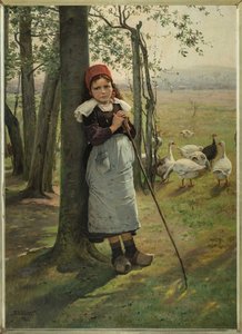 Das Gänsemädchen, ca. 1885