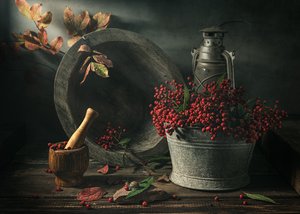 Herbstliches Ernte-Stillleben