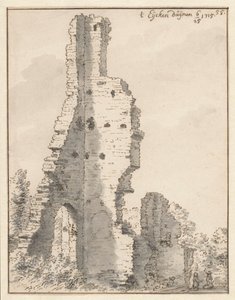 Die Ruine der Kirche von Eik en Duinen bei Den Haag
