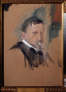 Selbstporträt von Valentin Aleksandrovich Serov