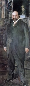Mikhail Abramaovich Morozov (1870-1903 russischer Sammler und Kunstmäzen) von Valentin Aleksandrovich Serov
