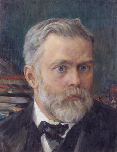 Porträt von Emanuel Nobel 1859-1932, ca. 1909 von Valentin Aleksandrovich Serov