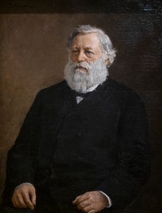 Porträt von Timofei Savvich Morozov von Valentin Aleksandrovich Serov