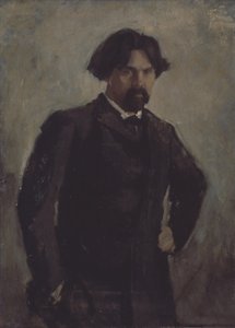 Porträt des Künstlers Vasily Surikov 1848-1916