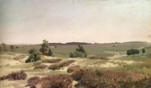 Die Heide bei Wilsede, 1887 von Valentin Ruths
