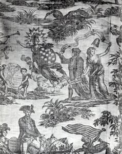 Apotheose von Franklin (Möbelstoff)
