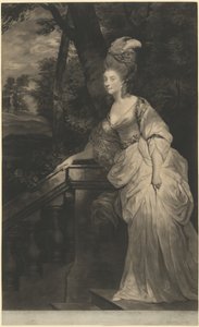 Georgiana Spencer, Herzogin von Devonshire, 1780 von Valentine Green