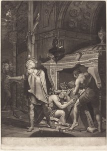 Miravan öffnet das Grab seiner Vorfahren, 1772 von Valentine Green
