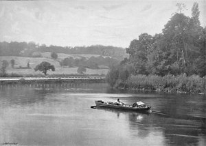 Die Themse bei Runnymede, um 1896