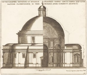 Abschnitt der Kirche des Heiligen Johannes des Täufers von Valerien Regnard