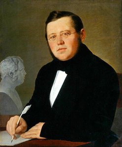 Porträt des Autors Michail Sagoskin von Vasili Andreevich Tropinin