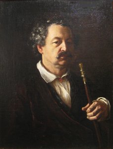 Porträt des Komponisten Alexander Alexandrowitsch Aljabjew 1787-1851, 1840-1850