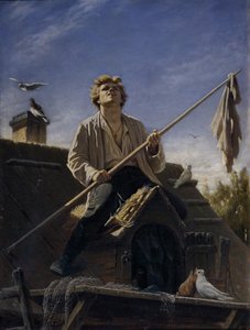 Ein Taubenzüchter, 1874 von Vasili Grigorevich Perov
