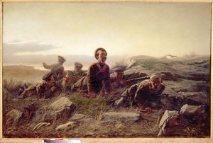 Plastunen in Sewastopol von Vasili Grigorevich Perov
