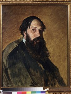 Porträt des Künstlers Alexei Sawrasow von Vasili Grigorevich Perov